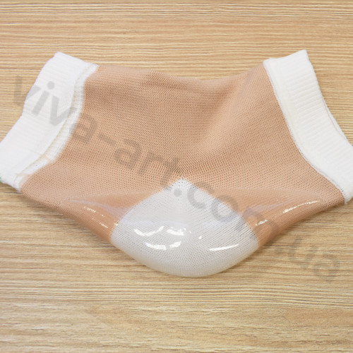 Шкарпетки з гелевим захистом для п'яти з відкритим носком, розмір універсальний, пара.